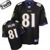 Anquan Boldin Youth Football Jersey -#81 Baltimore Youth Jersey(Black)