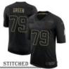 Jacob Green Black Salute to Service Jersey Seattle Seahawks #79