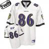 Todd Heap Youth Football Jersey -#86 Baltimore Youth Jersey(White)