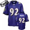 Haloti Ngata Youth Football Jersey -#92 Baltimore Youth Jersey(Purple)