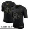 Mike Tice Black Salute to Service Jersey Seattle Seahawks #87