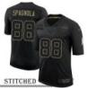 John Spagnola Black Salute to Service Jersey Seattle Seahawks #88