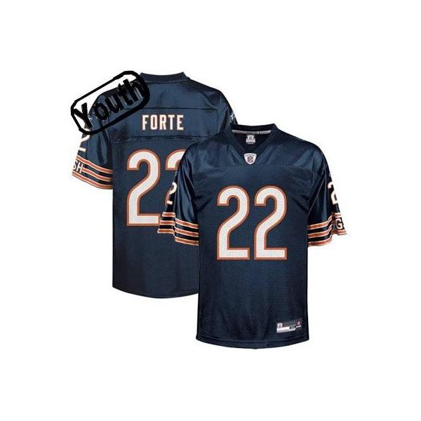 Matt Forte Youth Football Jersey -#22 Chicago Youth Jersey(Navy)