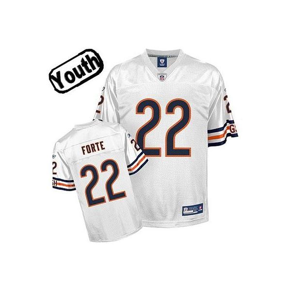 Matt Forte Youth Football Jersey -#22 Chicago Youth Jersey(White)