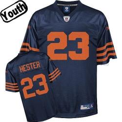 Devin Hester Youth Football Jersey -#23 Chicago Youth Jersey(Navy Orange number)