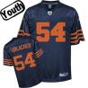 Brian Urlacher Youth Football Jersey -#54 Chicago Youth Jersey(Navy Orange number)