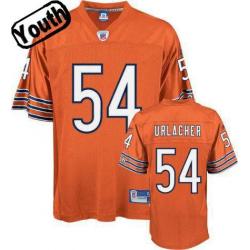 Brian Urlacher Youth Football Jersey -#54 Chicago Youth Jersey(Orange)