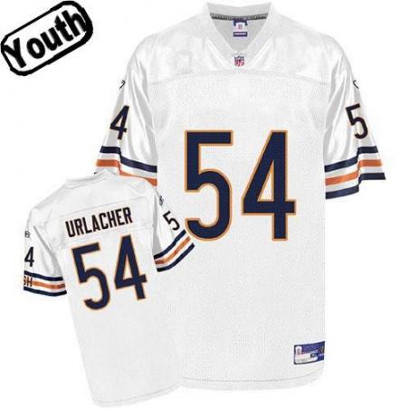 Brian Urlacher Youth Football Jersey -#54 Chicago Youth Jersey(White)