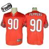 Julius Peppers Youth Football Jersey -#90 Chicago Youth Jersey(Orange)