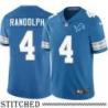 Detroit Lions #4 Clare Randolph Blue Home Jersey