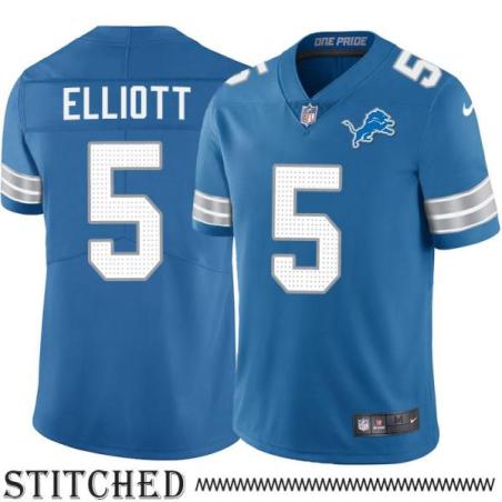 Detroit Lions #5 DeShon Elliott Blue Home Jersey