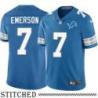 Detroit Lions #7 Ox Emerson Blue Home Jersey