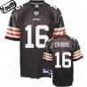 Joshua Cribbs Youth Football Jersey -#16 Cleveland Youth Jersey(Brown)