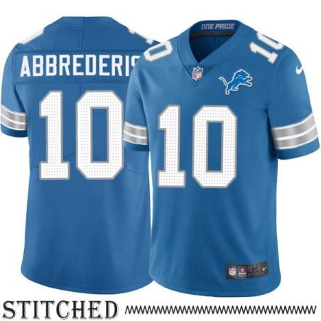 Detroit Lions #10 Jared Abbrederis Blue Home Jersey