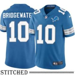 Detroit Lions #10 Teddy Bridgewater Blue Home Jersey