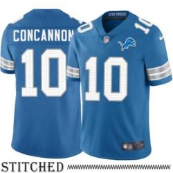 Detroit Lions #10 Jack Concannon Blue Home Jersey