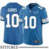 Detroit Lions #10 Sonny Gibbs Blue Home Jersey