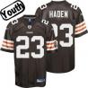 Joe Haden Youth Football Jersey -#23 Cleveland Youth Jersey(Brown)