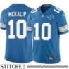 Detroit Lions #10 Bill McKalip Blue Home Jersey