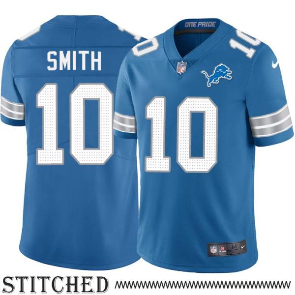 Detroit Lions #10 Tre'Quan Smith Blue Home Jersey