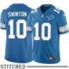 Detroit Lions #10 Reggie Swinton Blue Home Jersey