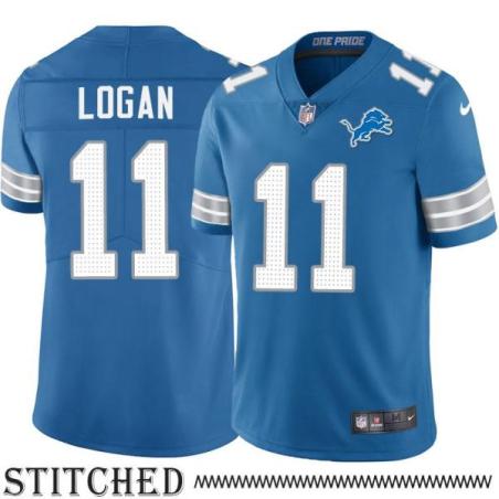 Detroit Lions #11 Stefan Logan Blue Home Jersey