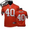 Peyton Hillis Youth Football Jersey -#40 Cleveland Youth Jersey(Orange)