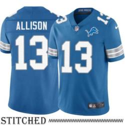 Detroit Lions #13 Geronimo Allison Blue Home Jersey