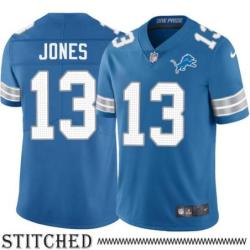 Detroit Lions #13 T.J. Jones Blue Home Jersey