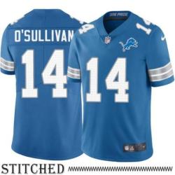 Detroit Lions #14 J.T. O'Sullivan Blue Home Jersey