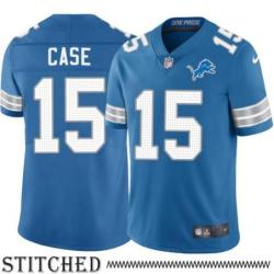 Detroit Lions #15 Stoney Case Blue Home Jersey