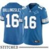 Detroit Lions #16 Jace Billingsley Blue Home Jersey