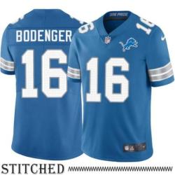 Detroit Lions #16 Maury Bodenger Blue Home Jersey