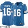 Detroit Lions #16 Yamon Figurs Blue Home Jersey