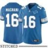 Detroit Lions #16 Dante Magnani Blue Home Jersey