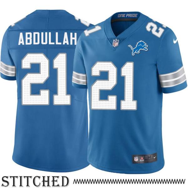 Detroit Lions #21 Ameer Abdullah Blue Home Jersey