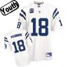 Peyton Manning Youth Football Jersey -#18 Indianapolis Youth Jersey(White)