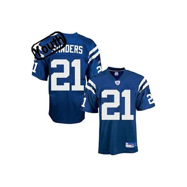 Bob Sanders Youth Football Jersey -#21 Indianapolis Youth Jersey(Blue)