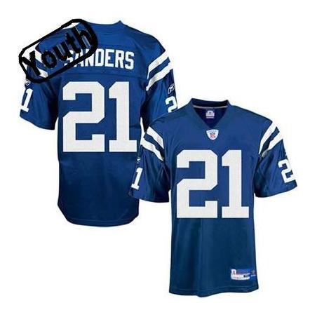 Bob Sanders Youth Football Jersey -#21 Indianapolis Youth Jersey(Blue)