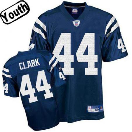 Dallas Clark Youth Football Jersey -#44 Indianapolis Youth Jersey(Blue)