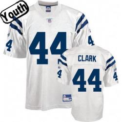 Dallas Clark Youth Football Jersey -#44 Indianapolis Youth Jersey(White)