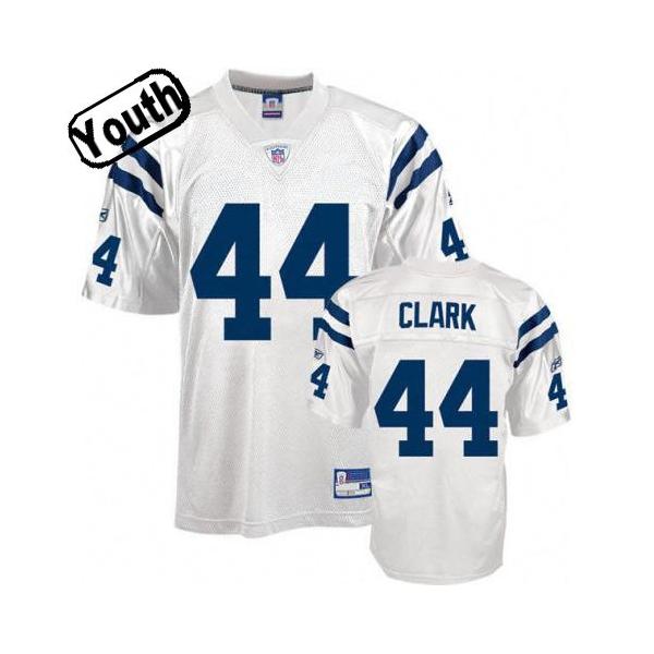 Dallas Clark Youth Football Jersey -#44 Indianapolis Youth Jersey(White)