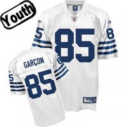 Pierre Garcon Youth Football Jersey -#85 Indianapolis Youth Jersey(White)