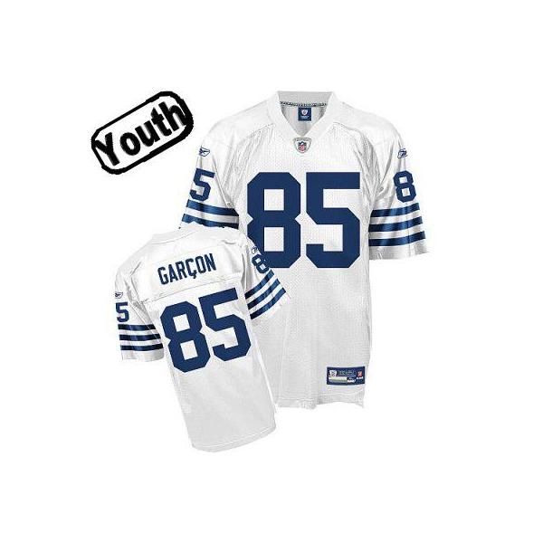 Pierre Garcon Youth Football Jersey -#85 Indianapolis Youth Jersey(White)