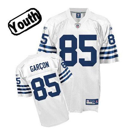 Pierre Garcon Youth Football Jersey -#85 Indianapolis Youth Jersey(White)