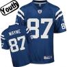 Reggie Wayne Youth Football Jersey -#87 Indianapolis Youth Jersey(Blue)