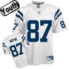 Reggie Wayne Youth Football Jersey -#87 Indianapolis Youth Jersey(White)