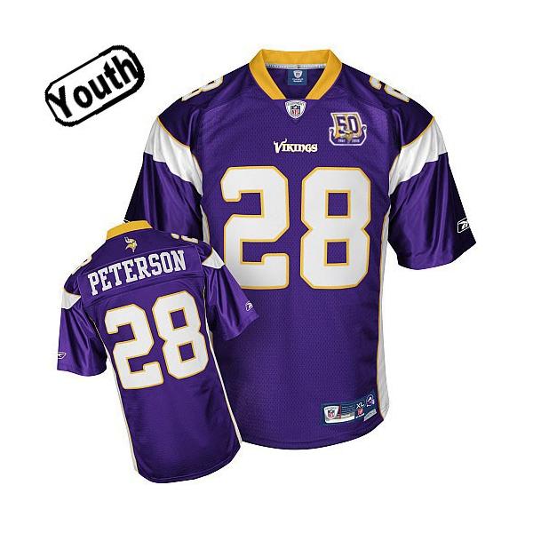 adrian peterson youth jersey