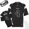 Brett Favre Youth Football Jersey -#4 Minnesota Youth Jersey(Black)