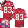 Wes Welker Youth Football Jersey -#83 New England Youth Jersey(Red 50th)